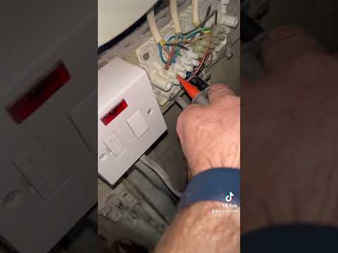Dangerous Central Heating Electric Safe Isolation #tiktok #plumber