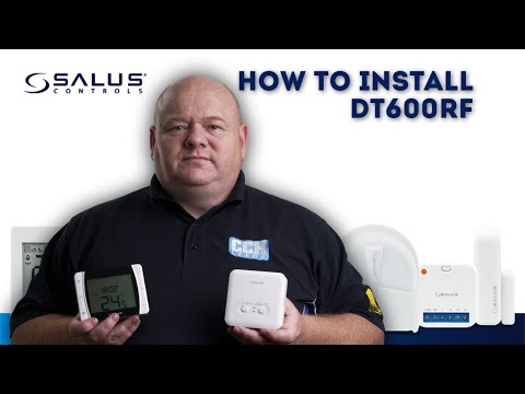 How To Install Salus DT600RF Programmable Room Thermostat DT600 Wiring