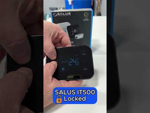 How To Unlock Salus Controls IT500 Smartphone Thermostat #saluscontrols #IT500 #heating