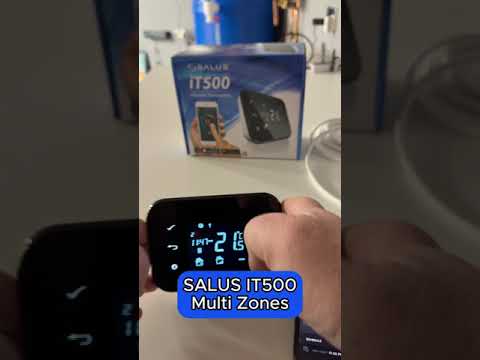 IT500 Multi Zones How To Setup Hot Water and Heating / Two Heating Zones #saluscontrols #it500