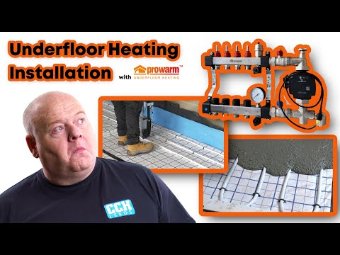 Underfloor Heating Installation with ProWarm In-Screed Wet System
