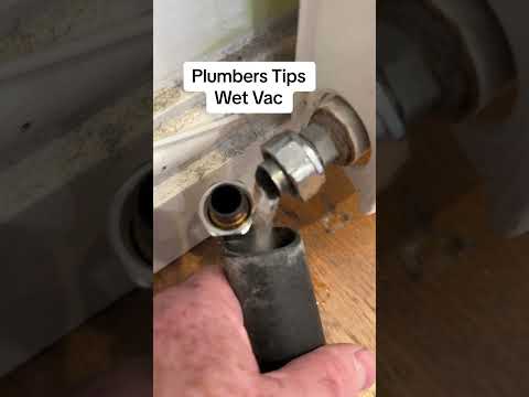plumbers tips wet vac how to drain a radiator