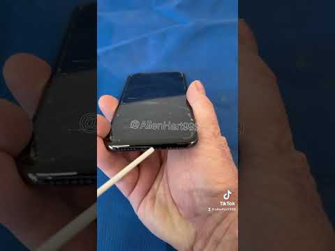 How To Clean Your Mobile Phone Port | Iphone Port Clean Blow Pipe Duster #tiktok