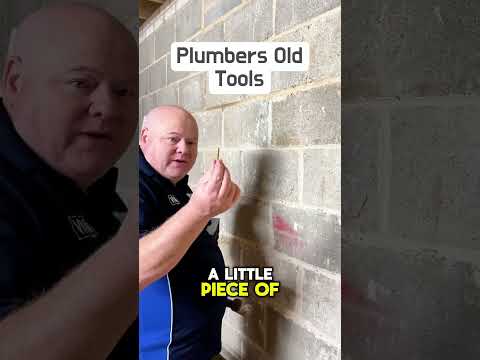 Vintage Plumbing Tools: Drilling with a Rawl Drill & Yankee Screwdriver! #plumber #plumbing